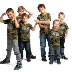 Dětské tričko – maskáčové